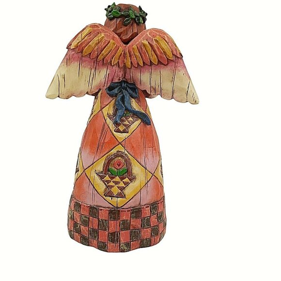 Vintage Jim Shore Angel Of Persistence Garden 7" Heartwood Creek #108920 2002 - Picture 4 of 6